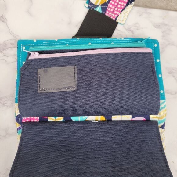 Handmade Colorful Feather Print Wallet Money Organizer Savings Set - Picture 6 of 15